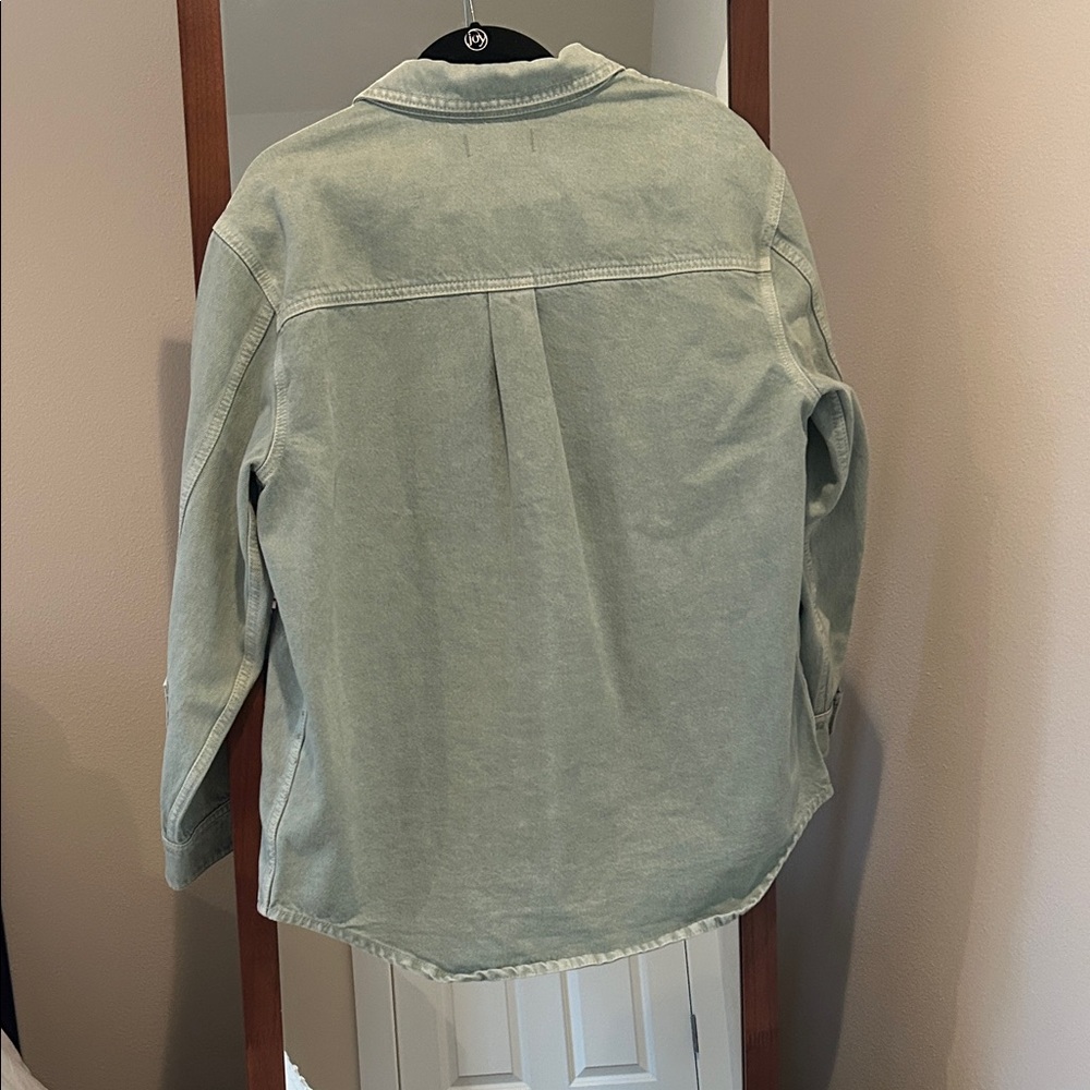 Madewell Denim Ames Oversized Shirt-Jacket: Garment-Dyed Edition - Picture 2 of 4